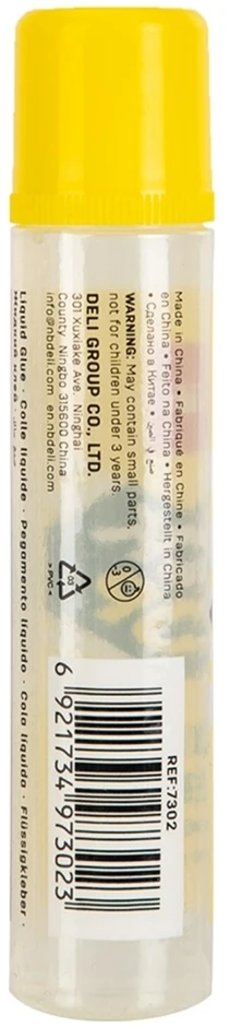 Skysti klijai DELI, 50ml, su tekstiliniu antgaliu