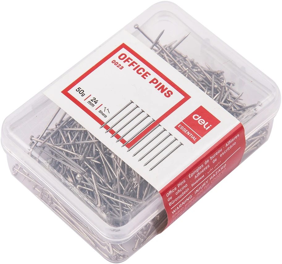 Smeigtukai adatėlės DELI 24mm, 50g