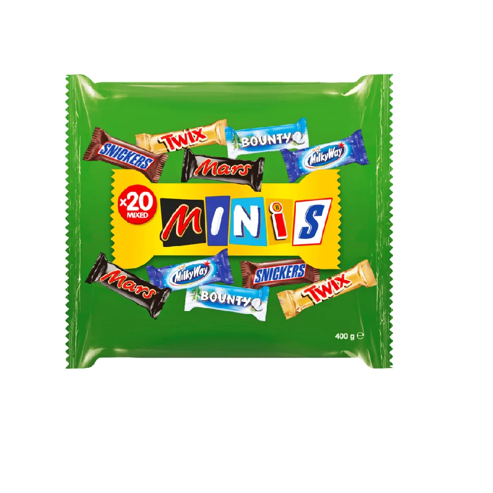 Mars Šokoladinai saldainiai MIXED MINIS Krepšys, 400g