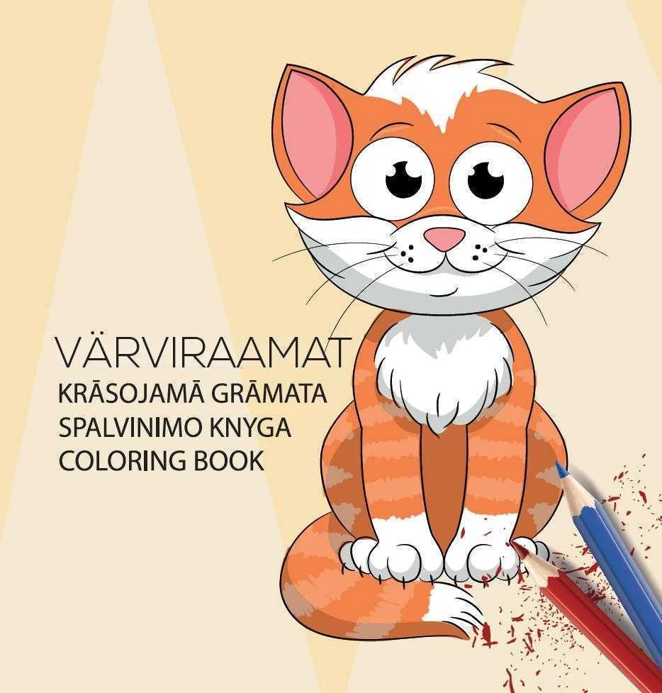 Spalvinimo knygelė College vaikams 21x22cm, 32 lapai