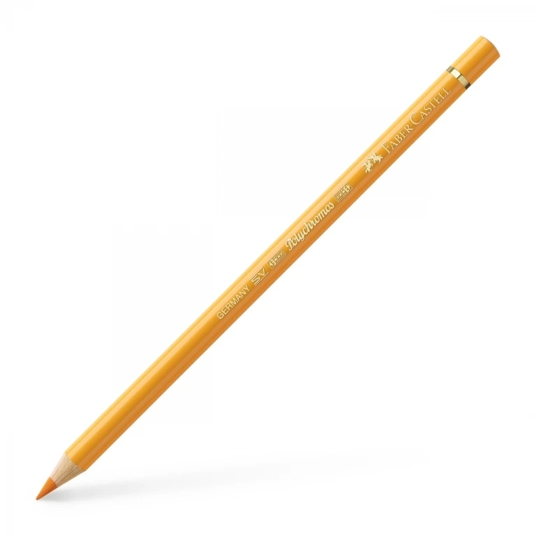 Faber-Castell Polychromos artists´ colour pencil, colour 109 dark chrome yellow