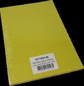 Spalvotas popierius College Ecoline, A4, 100g/m2m 50 lapų, geltonos spalvos