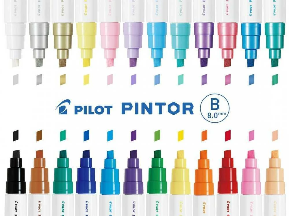 Pilot Pen Spalvotas žymeklis Pilot Pintor, 8mm, auksinės spalvos