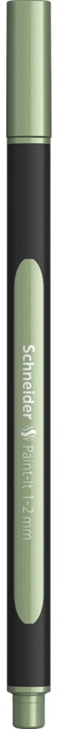 Spalvotas žymeklis Schneider Paint-It 020, 1-2mm, žalios spalvos