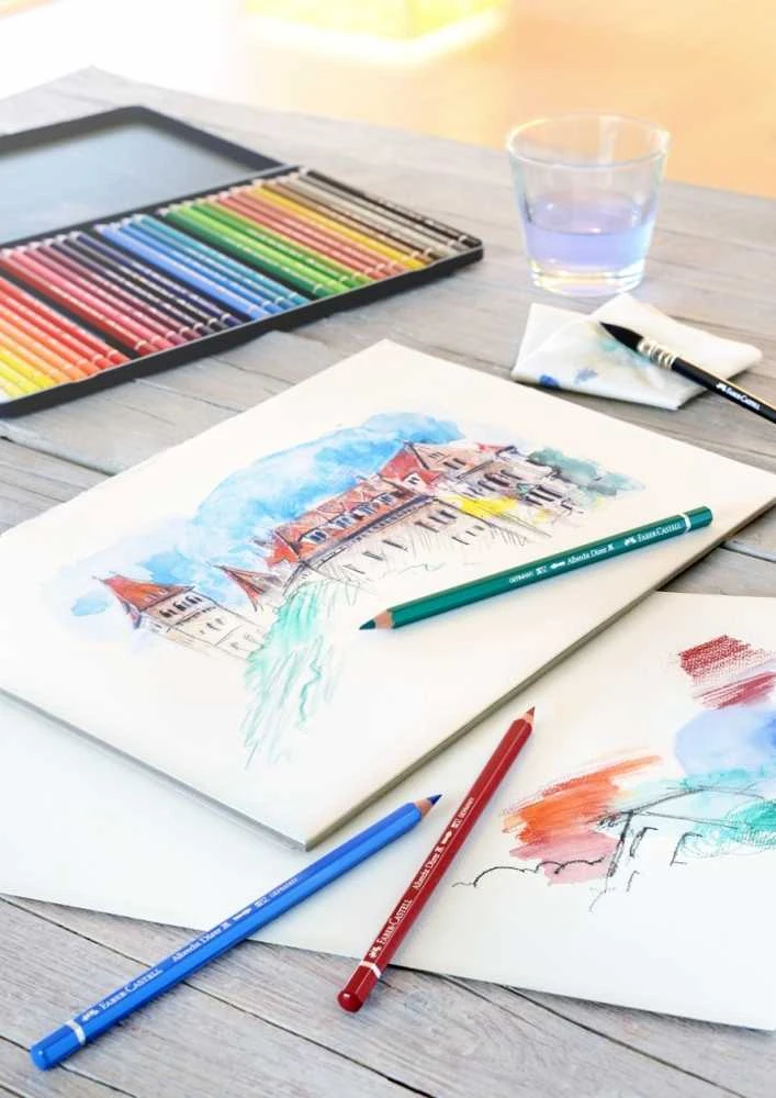Spalvoti akvareliniai pieštukai Faber-Castell Albrecht Dürer, 36 spalvų