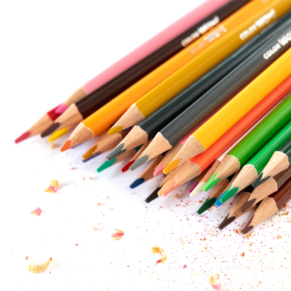 Spalvoti pieštukai DELI ColorWow tribriauniai, 36 spalvų