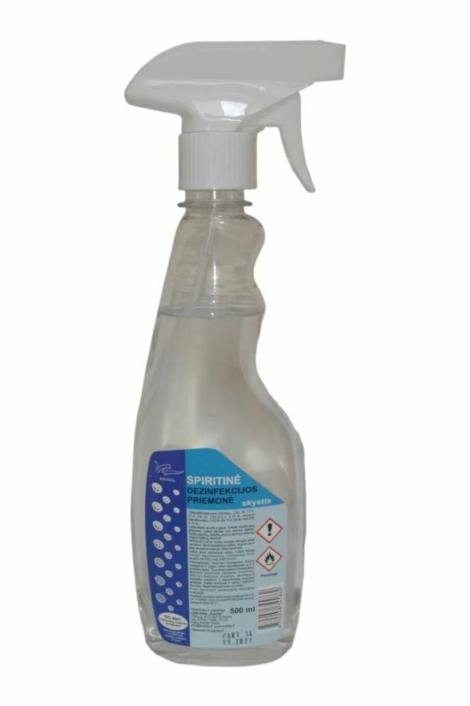 Koslita Dezinfekcinė spiritinė priemonė paviršiams, su purkštuku, 500ml