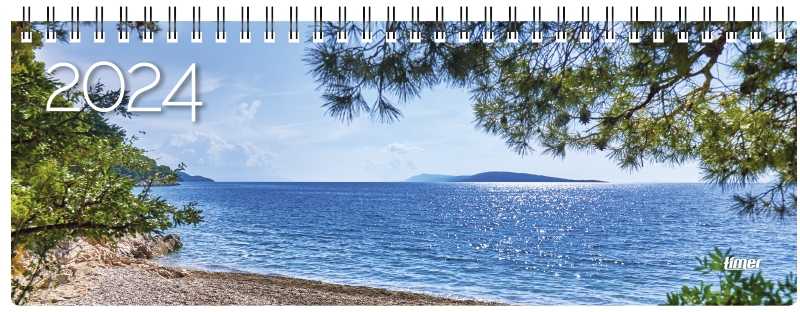 Timer Kalendorius MEMO Nature 2027, 290 x 110 mm, kartoninis