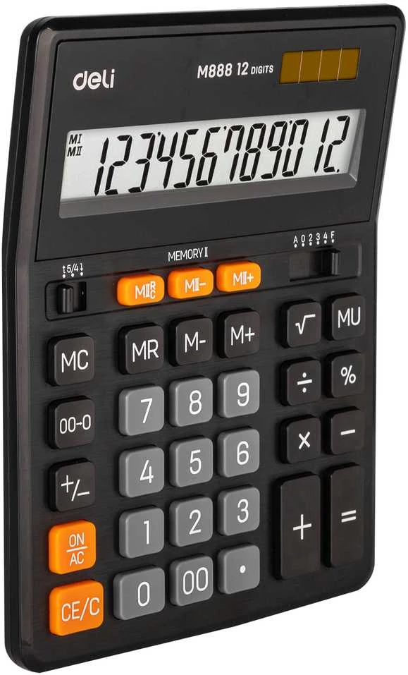 Stalinis skaičiuotuvas DELI M888 12 skaitmenų