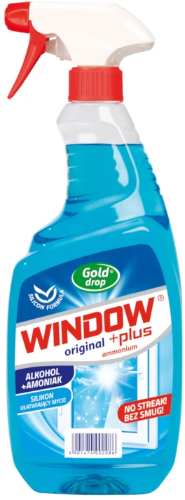 Gold Drop Stiklų valiklis Window 0,75l s/p (su alkoholiu ir amoniaku)