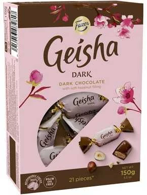 Fazer Tamsaus šokolado saldainiai GEISHA, 150g