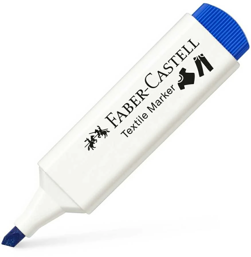 Tekstilės žymeklių rinkinys Faber-Castell, 5 spalvos