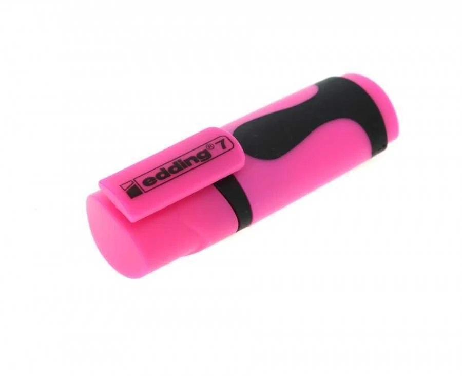 Teksto žymeklis Edding Mini e-7, kirstu galiuku, 1-3mm, rožinės spalvos, 1vnt