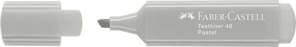 *Teksto žymeklis Faber-Castell, pilkos spalvos,kirstu galiuku, 1,2 - 5mm