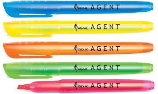 *Teksto žymeklis Forpus Agent, 1-4mm, kirstu galiuku, žalios spalvos