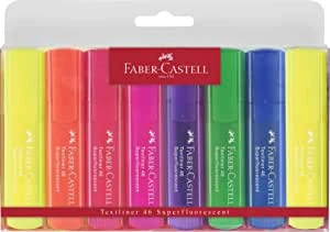 Faber-Castell žymekliai, 8 ryškių spalvų rinkinys