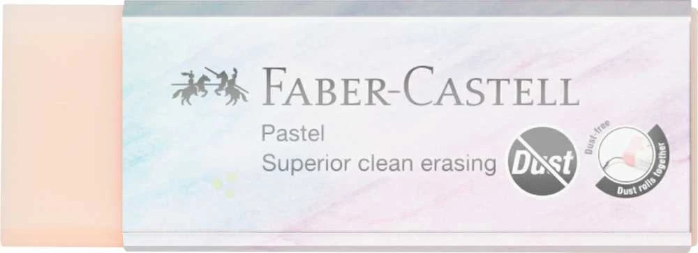 Trintukas Faber-Castell, be dulkių, pastelinių spalvų