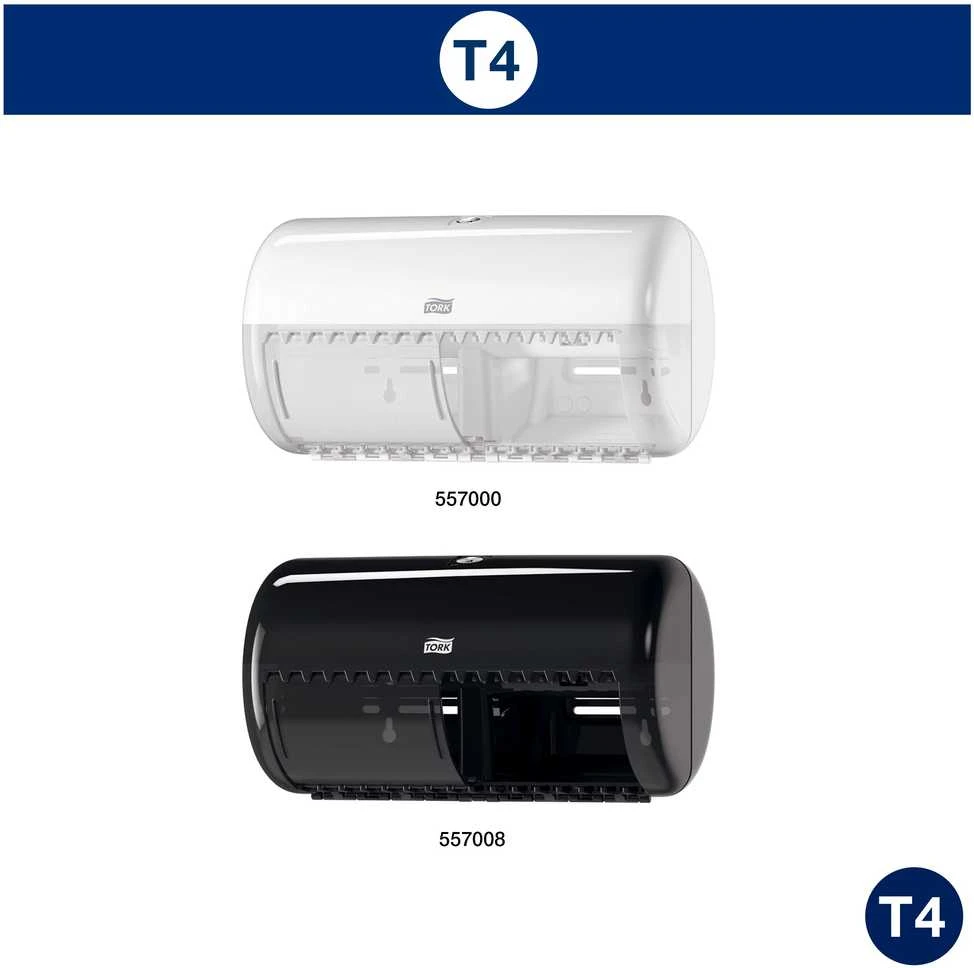 Tualetinis popierius Tork Advanced Extra Long T4, 120261, 2 sluoksniai, 69,4m, 496 lapeliai, baltos spalvos, 4vnt