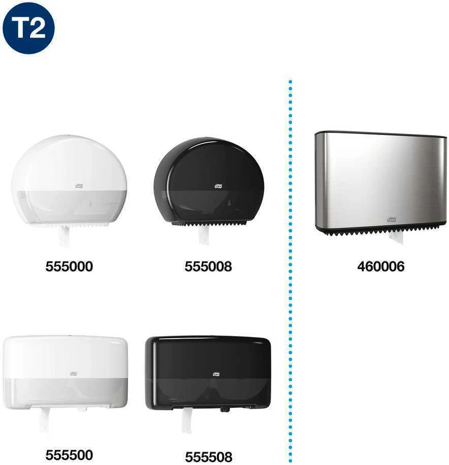 Tualetinis popierius Tork Mini Jumbo T2 (120377) natūralios spalvos tualetinio popieriaus ritinys Advanced