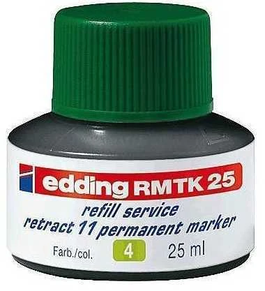 Tušas permanentiniams žymekliams Edding MKT25, 25ml, žalios spalvos