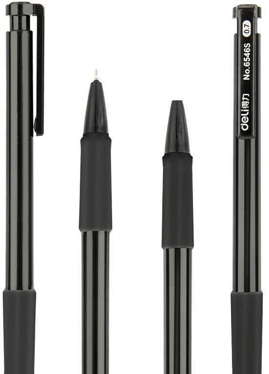 Tušinukas DELI 6546S 0.7 mm, juodos spalvos