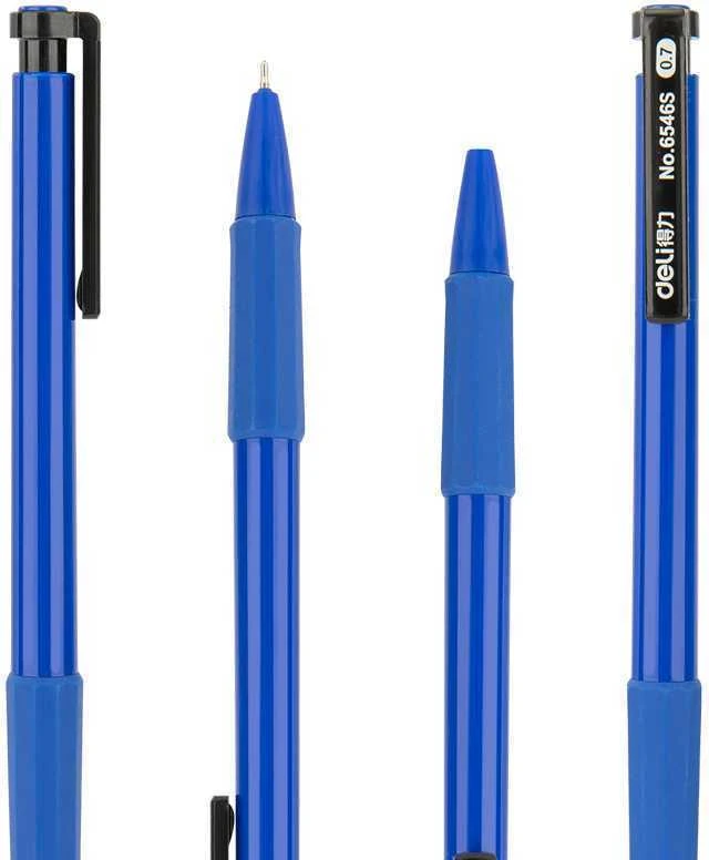 Tušinukas DELI 6546S 0.7 mm, mėlynos spalvos