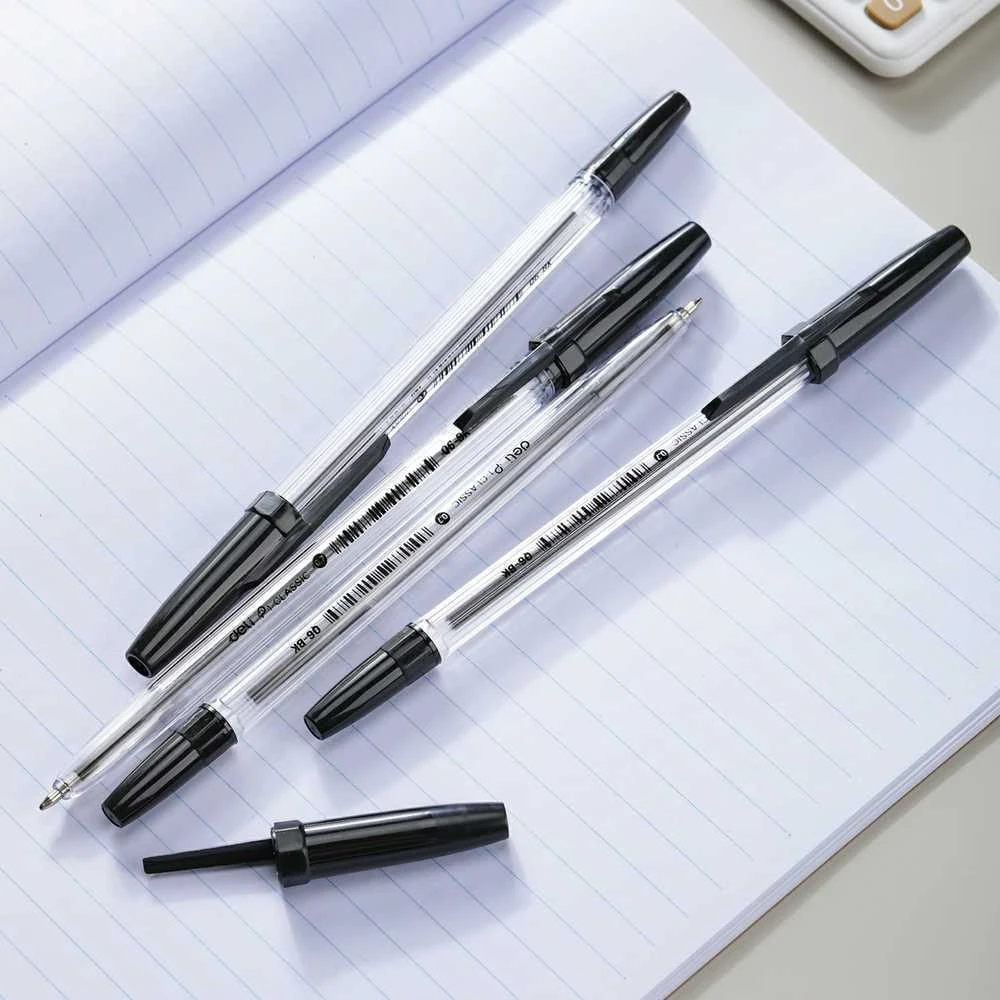 Tušinukas DELI P1-Classic 0.7mm, juodos spalvos