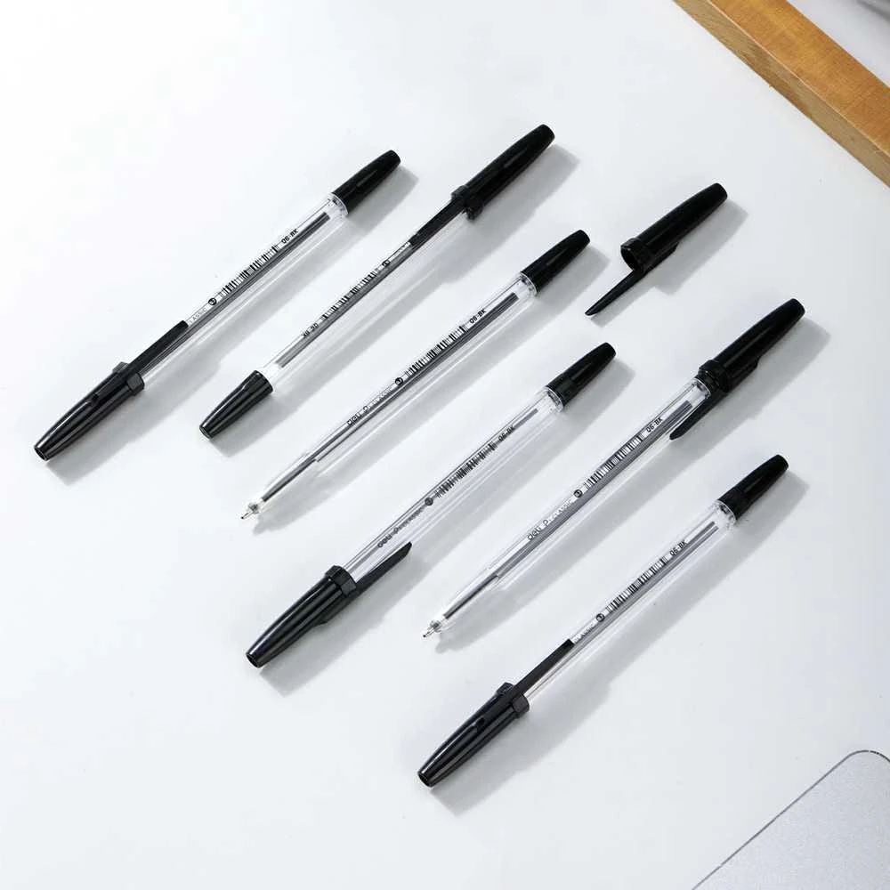 Tušinukas DELI P1-Classic 0.7mm, juodos spalvos