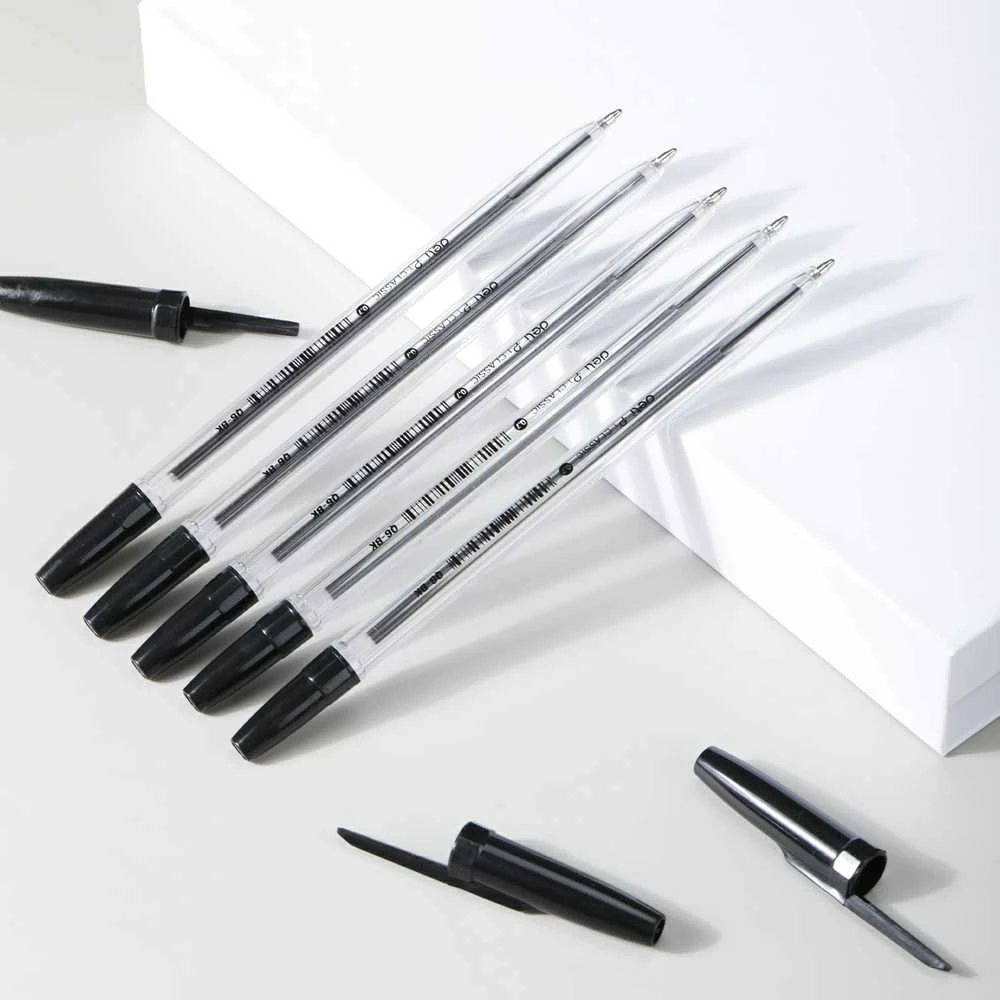 Tušinukas DELI P1-Classic 0.7mm, juodos spalvos