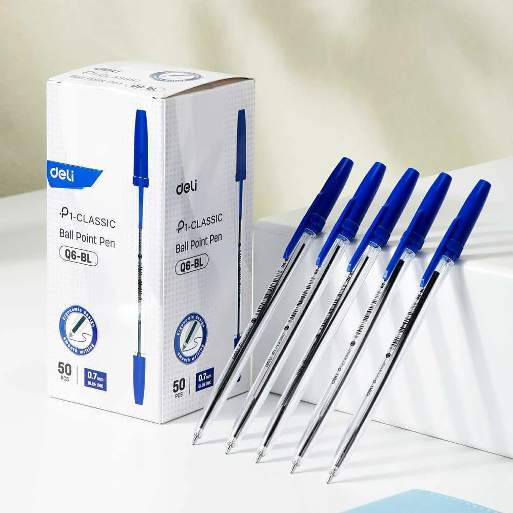 Tušinukas DELI P1-Classic 0.7mm mėlynos spalvos