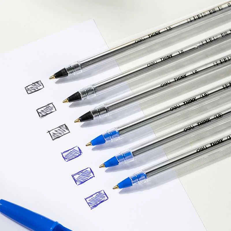 Tušinukas DELI Q4, 1,0 mm, juodos spalvos