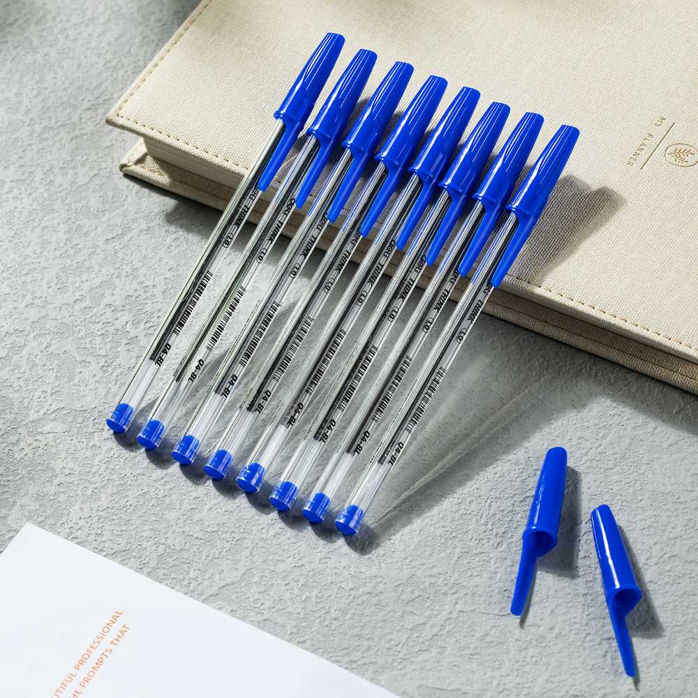 Tušinukas DELI Q4 1,0 mm, mėlynos spalvos