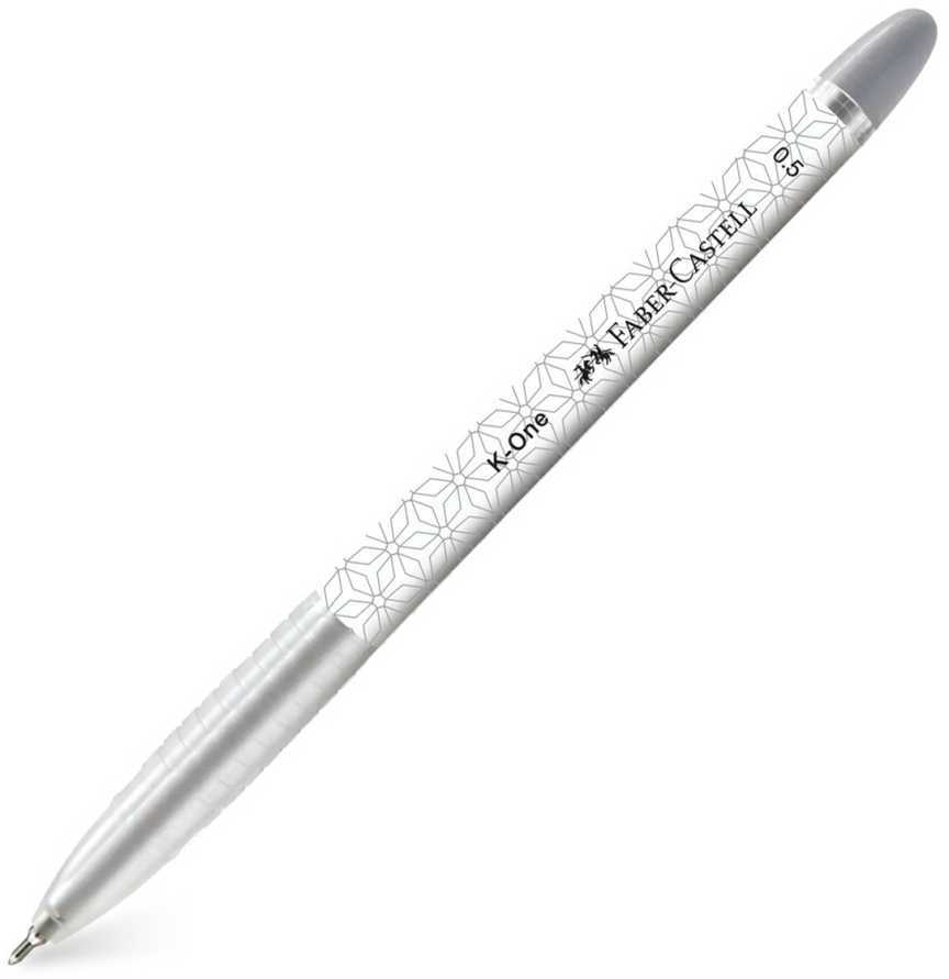 Faber-castell K-one rašiklis, 0,5 mm, juodas, vandeniui atsparus
