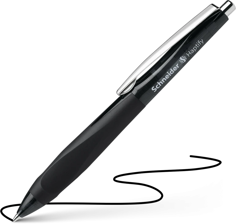 Tušinukas Schneider Haptify 1.0mm, juodos spalvos