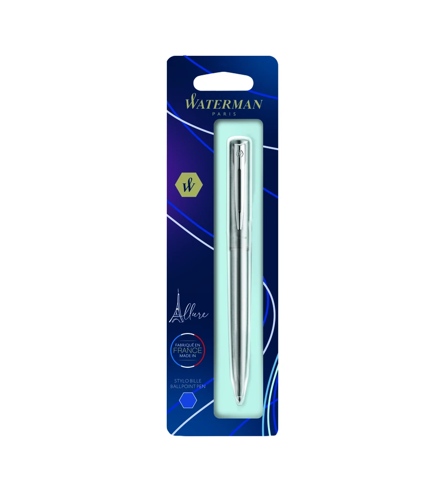 Waterman Allure Chrome CT Tušinukas ir dėklas dovanų dėžutėje