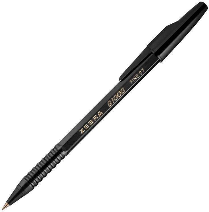 Tušinukas Zebra B-1000, 0.7mm, juodos spalvos