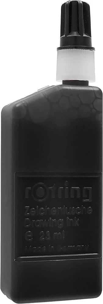 Rotring Rapidograph piešimo tušas 23 ml, juodas - S0194660
