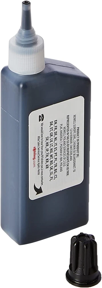 Rotring Rapidograph piešimo tušas 23 ml, juodas - S0194660