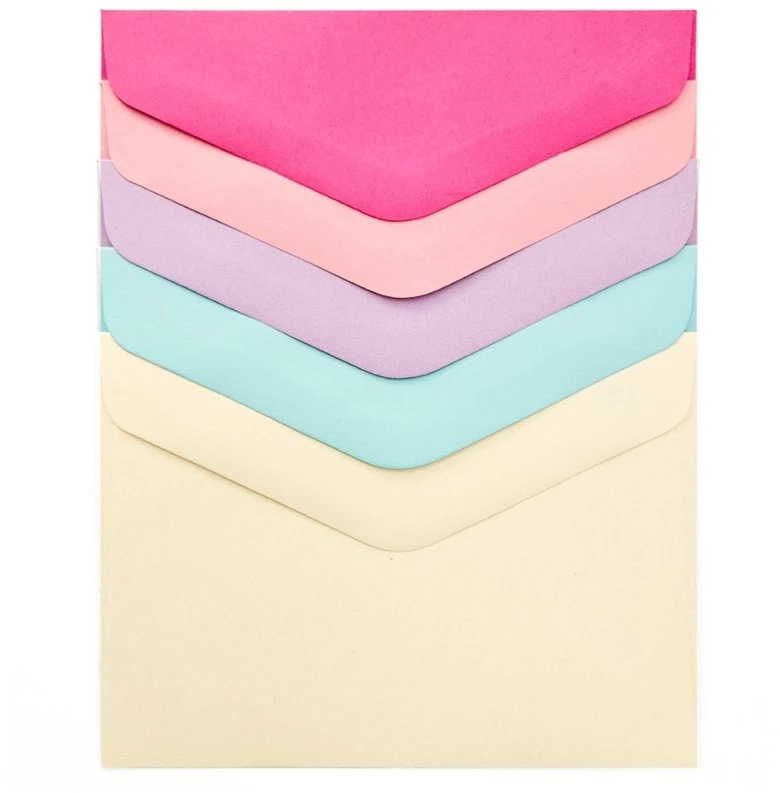 Galeria Papieru Dekoratyviniai vokai Galeri Papieru C6 Smooth mix 110g/m2, 10 vnt/pak