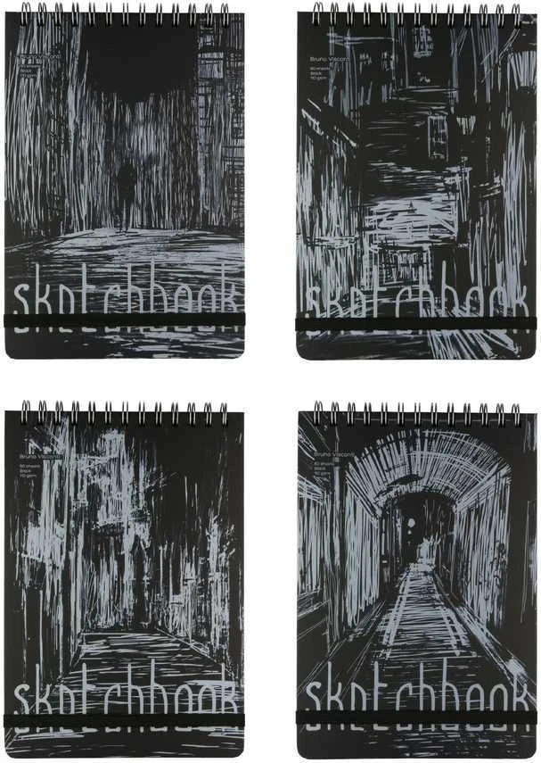 Užrašų knygutė eskizamas BrunoVisconti 180x260mm 80 lapų 110g/m2