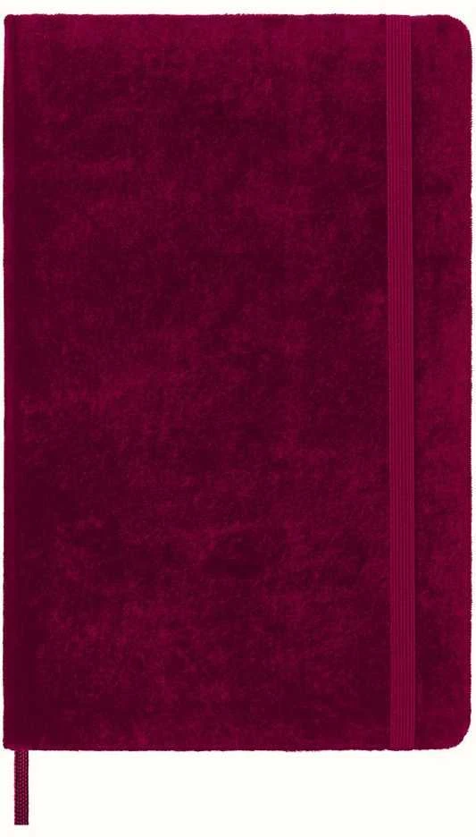 Užrašų knygutė Moleskine, 13x21cm, kietais viršeliais, rožinės spalvos