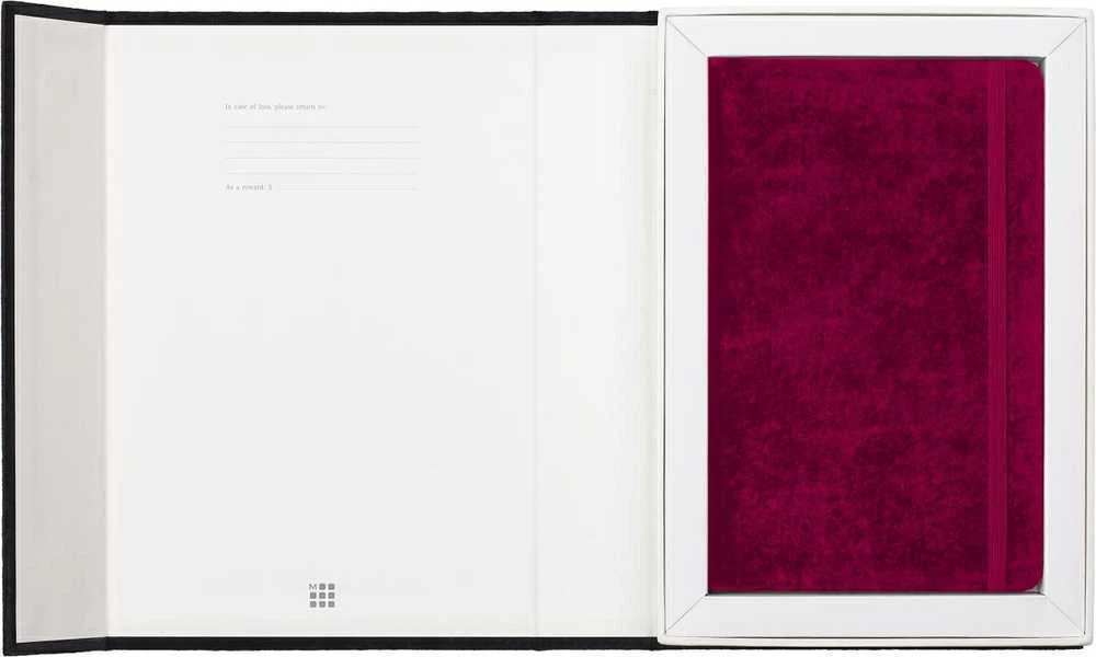 Užrašų knygutė Moleskine, 13x21cm, kietais viršeliais, rožinės spalvos