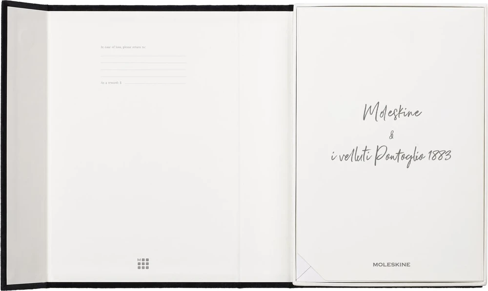 Užrašų knygutė Moleskine, 13x21cm, kietais viršeliais, juodos spalvos
