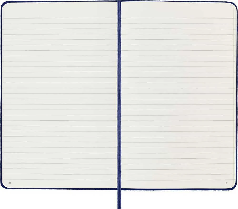 Užrašų knygutė Moleskine, 13x21cm, linijos, kietu viršeliu, violetinės spalvos