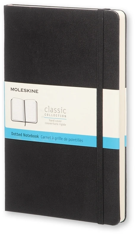 Užrašų knygutė Moleskine Classic 13x21cm, minkštu viršeliu, juodos spalvos