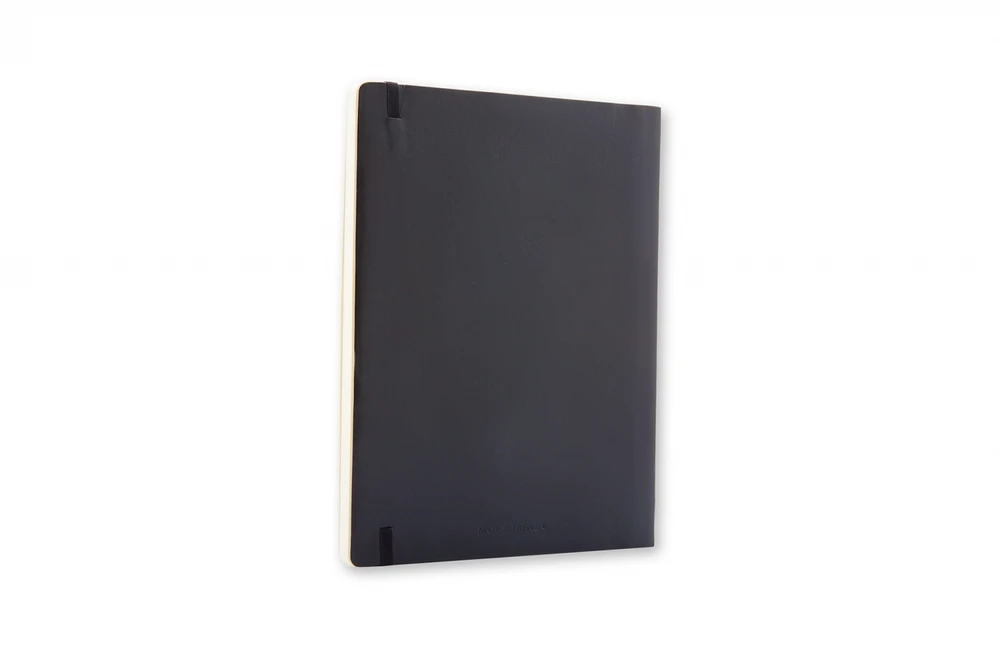 Užrašų knygutė Moleskine Classic 19x25cm, langeliais, minkštu viršeliu, juodos spalvos