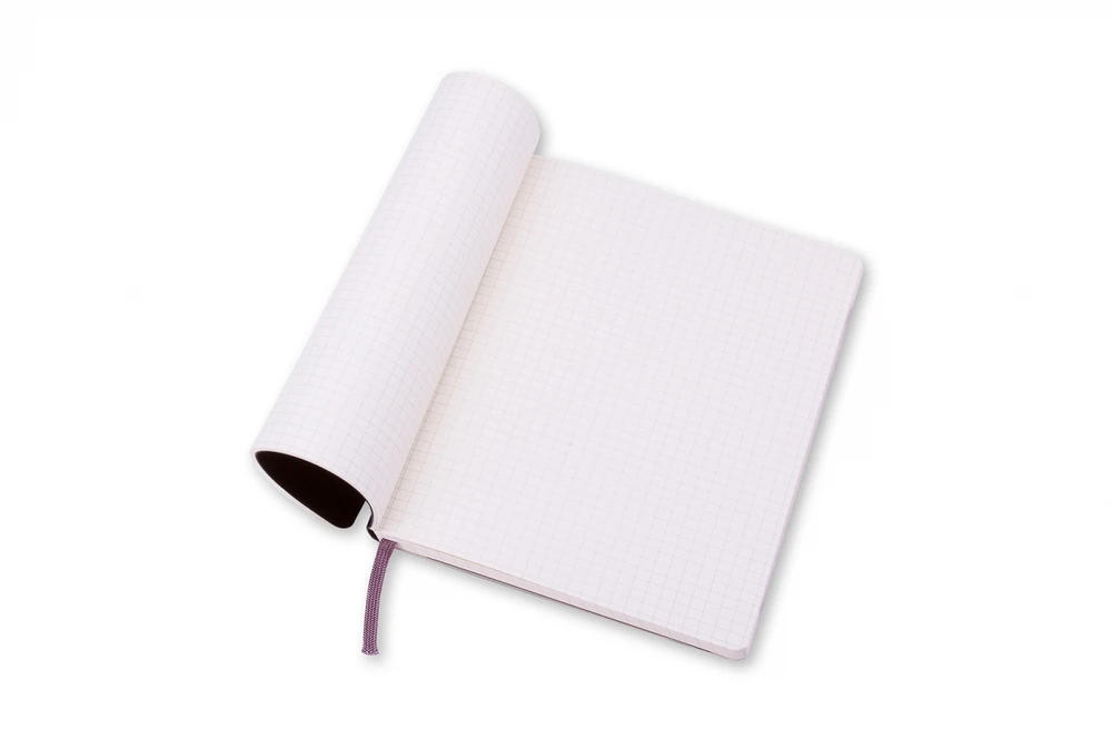 Užrašų knygutė Moleskine Classic 19x25cm, langeliais, minkštu viršeliu, juodos spalvos