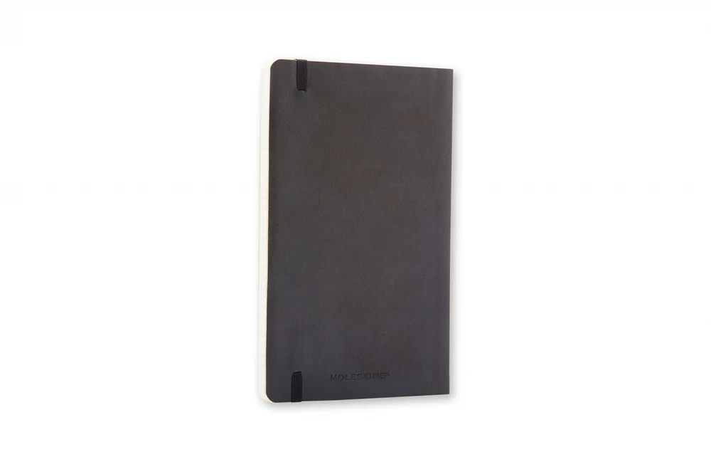 Užrašų knygutė Moleskine Classic 9x14cm, baltais lapais, minkštu viršeliu, juodos spalvos