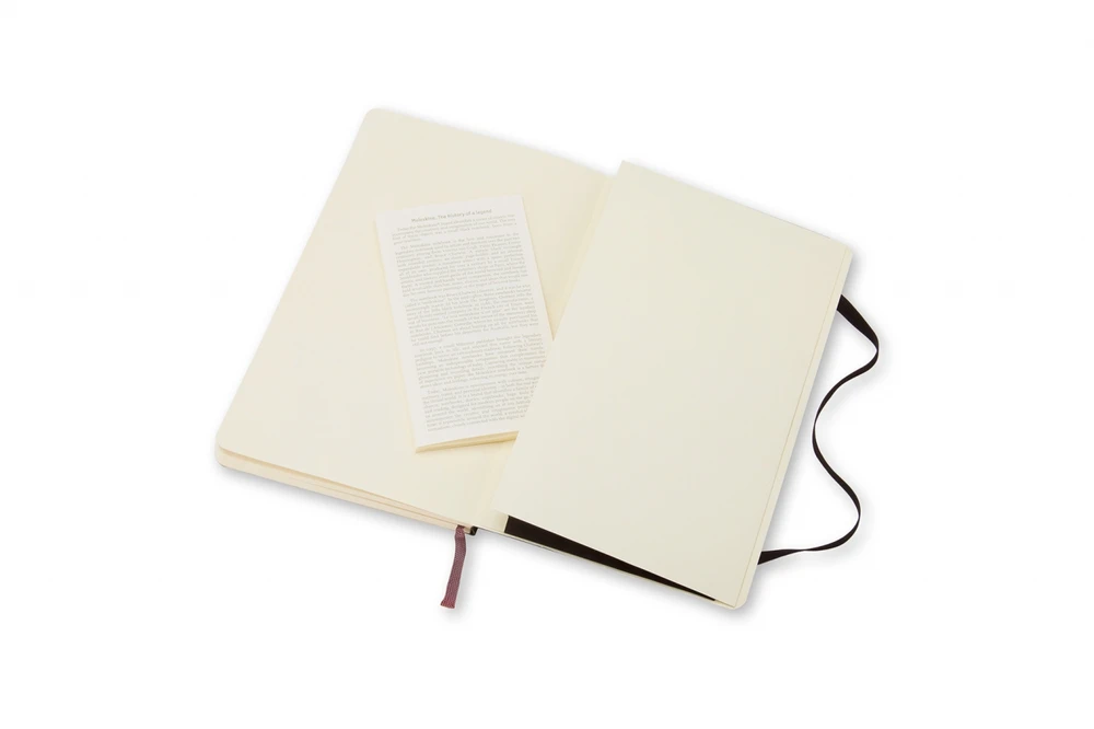 *Užrašų knygutė Moleskine Classic 9x14cm, linijomis, minkštu viršeliu, juodos spalvos