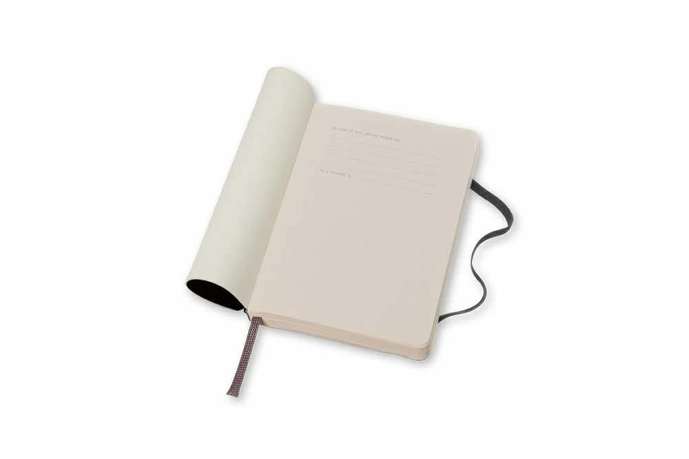 Moleskine Srl Užrašų knygutė Moleskine Classic 9x14cm, minkštu viršeliu, juodos spalvos
